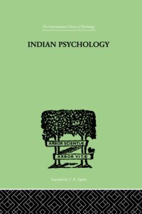 cover of the book Indian Psychology Perception