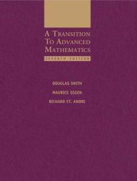 cover of the book A transition to advanced mathematics