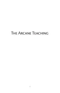 cover of the book The Arcane Teaching