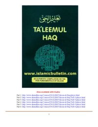 cover of the book Taleemul haq: an authentic compilation on the five fundamentals of Islaam