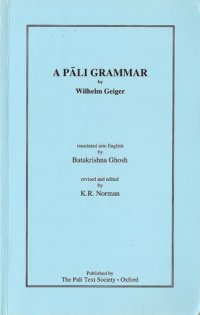 cover of the book A Pāli Grammar