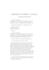 cover of the book Democracy in America