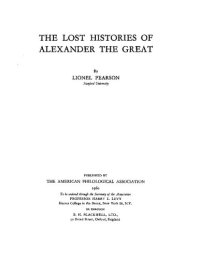 cover of the book The Lost Histories of Alexander the Great