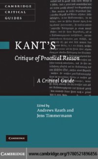 cover of the book A critical guide to Kant's Critique of practical reason