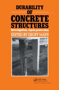 cover of the book Durability of Concrete Structures: Investigation, repair, protection