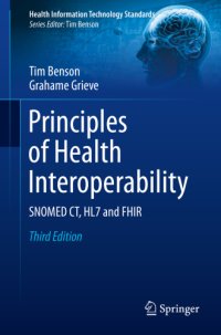 cover of the book Principles of Health Interoperability