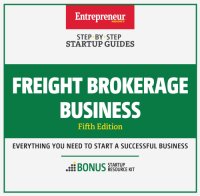 cover of the book Freight brokerage business: step-by-step startup guide: everything you need to start a successful business