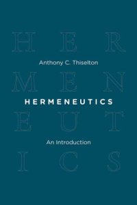 cover of the book Hermeneutics: an introduction