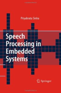 cover of the book Speech Processing in Embedded Systems