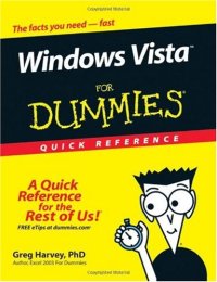 cover of the book Windows Vista For Dummies Quick Reference