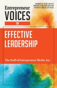 cover of the book Entrepreneur Voices on Effective Leadership