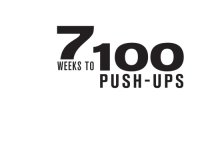 cover of the book 7 weeks to 100 push-ups: strengthen and sculpt your arms, abs, chest, back and glutes by training to do 100 consecutive push-ups