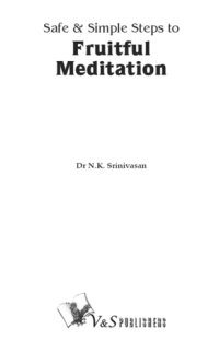 cover of the book Safe & Simple Steps to Fruitful Meditation