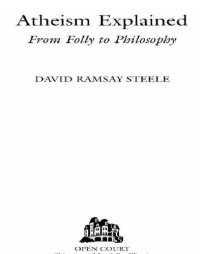 cover of the book Atheism explained: from folly to philosophy