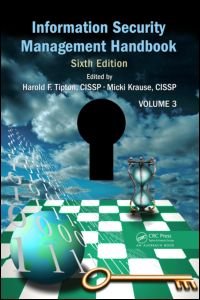 cover of the book Information Security Management Handbook, Volume 3