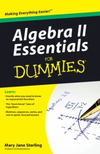 cover of the book Algebra II essentials for dummies