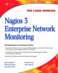 cover of the book Nagios 3 enterprise network monitoring - including plug-ins and hardware de