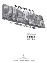 cover of the book Inventing Niagara: Beauty, Power, and Lies