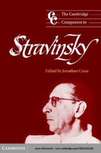 cover of the book The Cambridge companion to Stravinsky