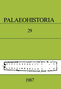 cover of the book Palaeohistoria: Institute of Archaeology, Groningen, the Netherlands