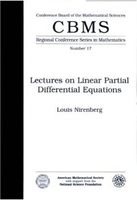 cover of the book Lectures on Linear Partial Differential Equations