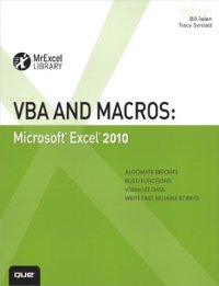 cover of the book VBA and macros: Microsoft Excel 2010