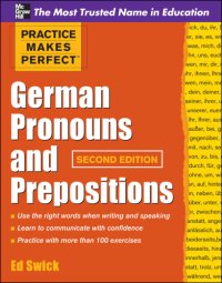 cover of the book Practice Makes Perfect German Pronouns and Prepositions