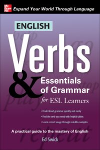 cover of the book English Verbs & Essentials of Grammar for ESL Learners