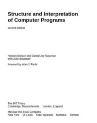 cover of the book Structure and Interpretation of Computer Programs