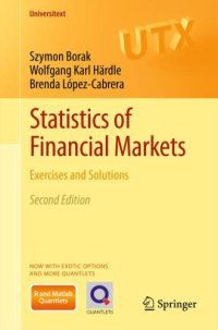 cover of the book Statistics of Financial Markets: Exercises and Solutions