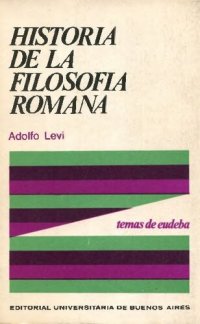 cover of the book Historia de la filosofía romana