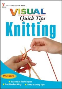 cover of the book Knitting: visual quick tips