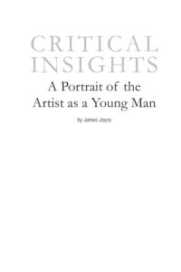 cover of the book A portrait of the artist as a young man, by James Joyce