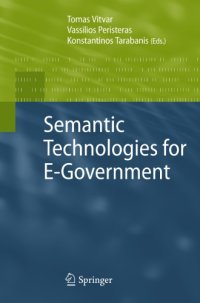 cover of the book Semantic technologies for e-government