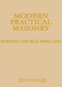 cover of the book Modern practical masonry