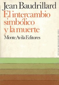 cover of the book El intercambio simbólico y la muerte