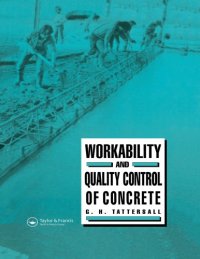 cover of the book Workability and Quality Control of Concrete