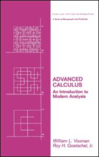 cover of the book Advanced Calculus: An Introduction to Modern Analysis