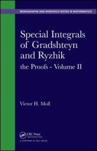 cover of the book Special Integrals of Gradshteyn and Ryzhik: the Proofs - Volume II