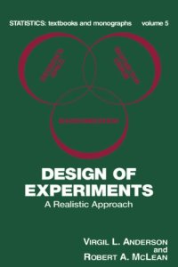 cover of the book Design of Experiments: A Realistic Approach