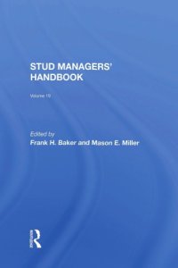 cover of the book Stud Managers' Handbook, Vol. 19