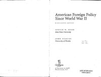 cover of the book American Foreign Policy Since World War II