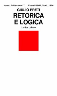 cover of the book Retorica e logica. Le due culture