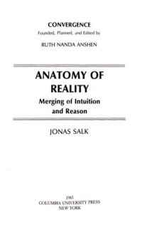 cover of the book Anatomy of Reality - Merging of Intuition and Reason