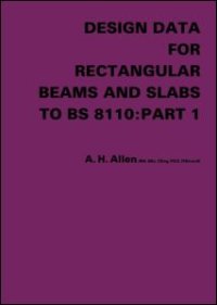 cover of the book Design Data for Rectangular Beams and Slabs to BS 8110: Part 1