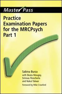 cover of the book Practice Examination Papers for the MRCPsych: Part 1