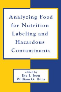 cover of the book Analyzing food for nutrition labeling and hazardous contaminants