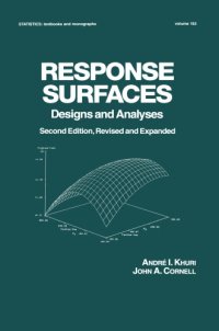 cover of the book Response Surfaces: Designs and Analyses: Second Edition