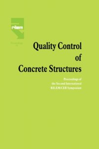 cover of the book Quality Control of Concrete Structures: Proceedings of the Second International RILEM/CEB Symposium