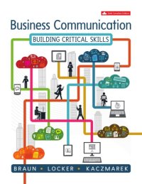 cover of the book Business communication: building critical skills